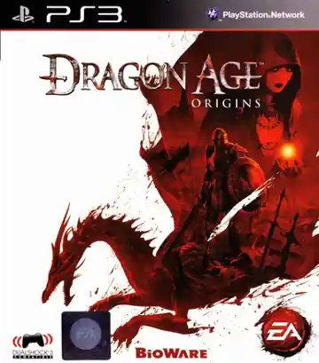 Dragon Age - Origins (USA) (v1.05) (Disc) (Update) box cover front